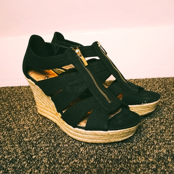 Merona Shoes - MERONA Peep Toe Wedges